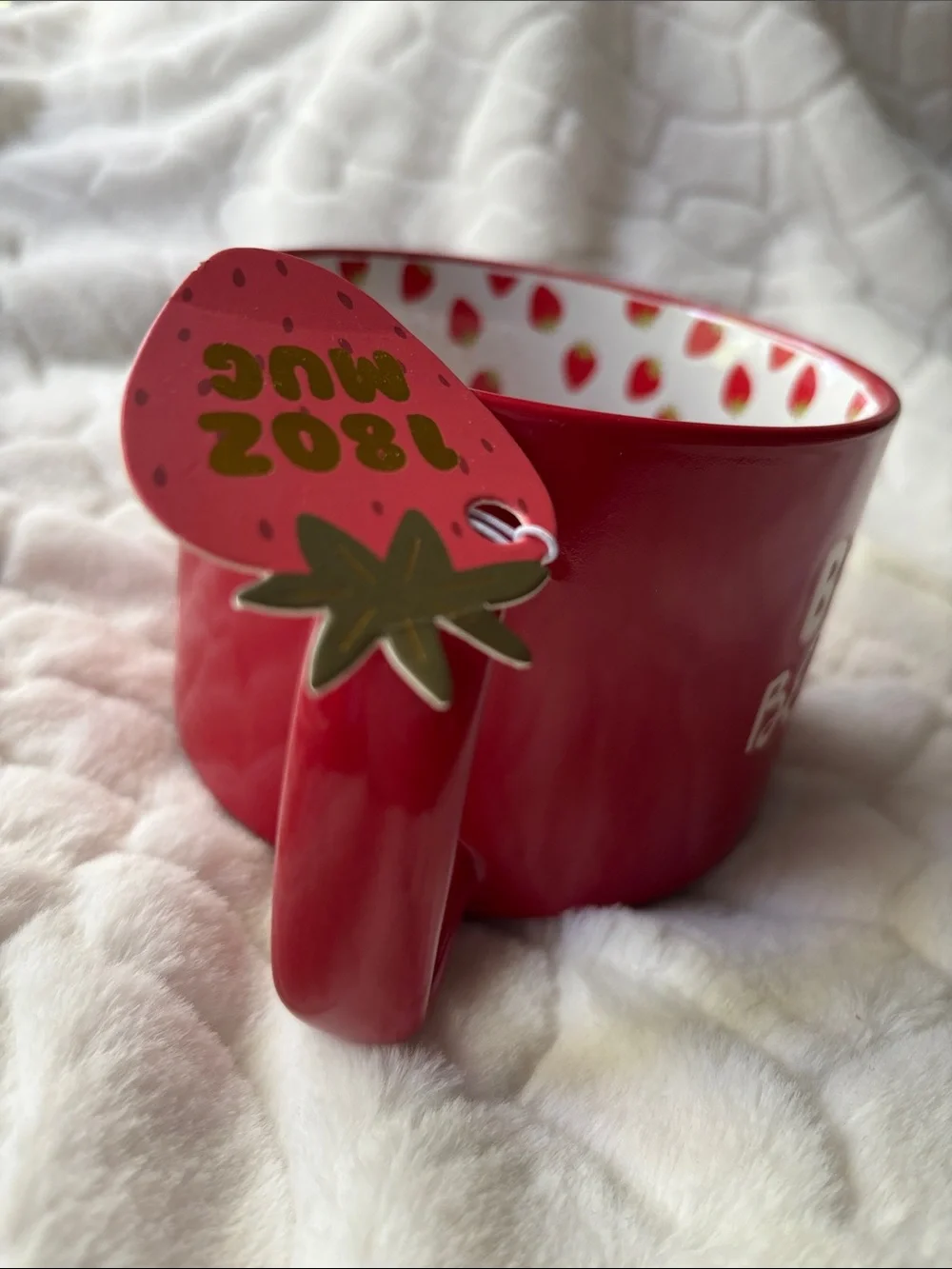 Berry Blessed Red Strawberry Mug 18 oz